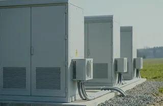 Batteriespeicher-Container des Projekts Bad Bevensen